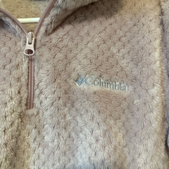 Columbia Purple Sherpa / Fleece Quilted Soft Pullover - Picture 3 of 6